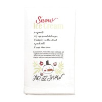 2pk -TWL FLRSACK SNOW CREAM RECIPE CTN 18x22 - (Pack of 2)