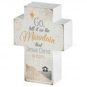 2pk -Tabletop Plaque Cross Go Tell It On The - (Pack of 2) 2pk -Tabletop Plaque Cross Go Tell It On The - (Pack of 2)