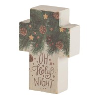 2pk -TTOP CRS OH HOLY NIGHT MDF GRY - (Pack of 2) 2pk -TTOP CRS OH HOLY NIGHT MDF GRY - (Pack of 2)