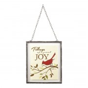 2pk -WALL ART CARDINAL LUKE 2:10 - (Pack of 2)
