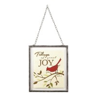 2pk -WALL ART CARDINAL LUKE 2:10 - (Pack of 2) 2pk -WALL ART CARDINAL LUKE 2:10 - (Pack of 2)