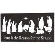Wall Art Black Metal Jesus Is The Reason