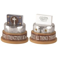 2pk -Faithbuilder W/Cards Phil.4:13 Resin - (Pack of 2)