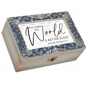 Petite Music Box Make The World A Better