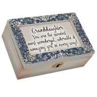Petite Music Box Granddaughter Blue