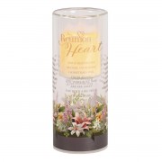 2pk -Candleholder Floral Reunion Heart 10H - (Pack of 2)