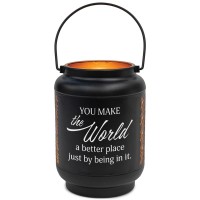 Lantern You Make The World Small Black