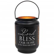 Lantern Lord Bless Our Home Small Black Lantern Lord Bless Our Home Small Black
