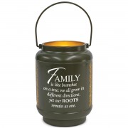 Lantern Family Tree Quote Small Green