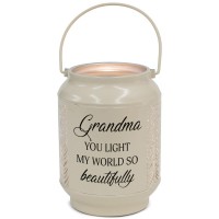 Lantern Grandma You Light Small Ivory