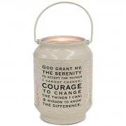 Lantern Serenity Prayer Small Ivory Lantern Serenity Prayer Small Ivory
