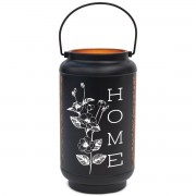 Lantern Home Large Black Distressed