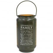 Lantern God Made Us A Family Large Green