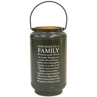 Lantern God Made Us A Family Large Green