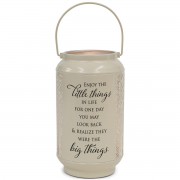 Lantern Enjoy Little Things Large Ivory Lantern Enjoy Little Things Large Ivory