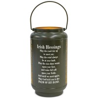Lantern Irish Blessings Road Large Green Lantern Irish Blessings Road Large Green