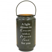 Lantern Light Shines Heaven Large Green