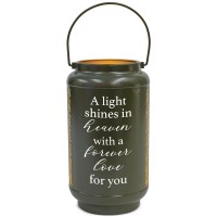 Lantern Light Shines Heaven Large Green