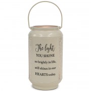 Lantern Light Shone Brightly Large Ivory Lantern Light Shone Brightly Large Ivory