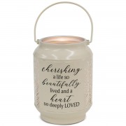 Lantern Cherishing Life Small Ivory Lantern Cherishing Life Small Ivory