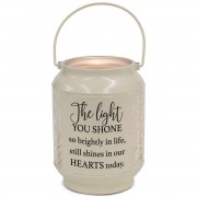 Lantern Light Shone Brightly Small Ivory Lantern Light Shone Brightly Small Ivory