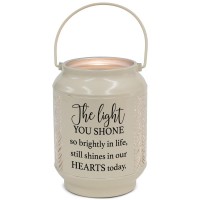 Lantern Light Shone Brightly Small Ivory Lantern Light Shone Brightly Small Ivory