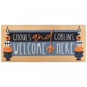 2pk -Doormat Insert Welcome Ghouls And Goblin - (Pack of 2)