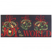 2pk -Doormat Insert Joy To The World - (Pack of 2)