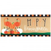 2pk -Doormat Insert Happy Flamingoween - (Pack of 2)