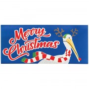 2pk -Doormat Insert Red Nose Pelican - (Pack of 2)
