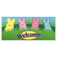 2pk -Doormat Insert Welcome Bunnies - (Pack of 2)