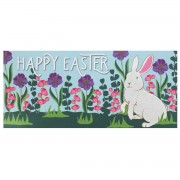 2pk -Doormat Insert Rabbit Happy Easter - (Pack of 2)