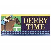 2pk -Doormat Insert Derby Time - (Pack of 2)