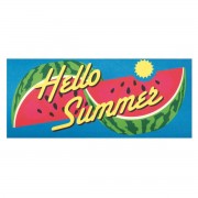 2pk -Doormat Insert Watermelon Hello Summer - (Pack of 2)