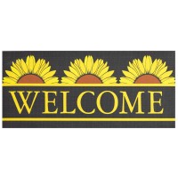 2pk -Doormat Insert Welcome Sunflower - (Pack of 2)