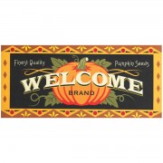 2pk -Doormat Insert Welcome Pumpkin - (Pack of 2)