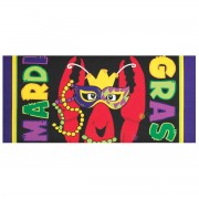 2pk -Doormat Insert Mardi Gras Crawfish Mask - (Pack of 2)