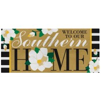 2pk -Doormat Insert Welcome Southern Home - (Pack of 2)