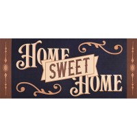2pk -Doormat Insert Home Sweet Home - (Pack of 2)