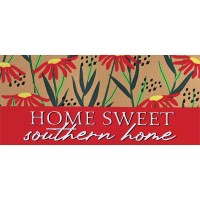 2pk -Doormat Insert Home Sweet Southern Home - (Pack of 2)