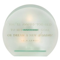 Tealight Holder Youre Never Too Old 7in