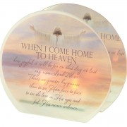 Tealight Holder When I Come Home 7in H Tealight Holder When I Come Home 7in H