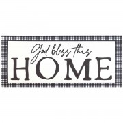 2pk -Doormat Insert God Bless This Home - (Pack of 2)