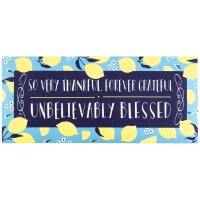 2pk -Doormat Insert Thankful Grateful Blessed - (Pack of 2)