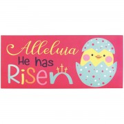 2pk -Doormat Insert Alleluia He Has Risen - (Pack of 2) 2pk -Doormat Insert Alleluia He Has Risen - (Pack of 2)