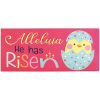 2pk -Doormat Insert Alleluia He Has Risen - (Pack of 2)