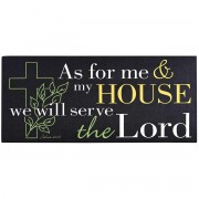 2pk -Doormat Insert As For Me & My House - (Pack of 2) 2pk -Doormat Insert As For Me & My House - (Pack of 2)
