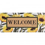 2pk -Doormat Insert Welcome Bright Sunflowers - (Pack of 2)