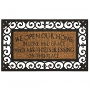 DRMAT WE OPEN OUR HOME RUB/COIR 30X18