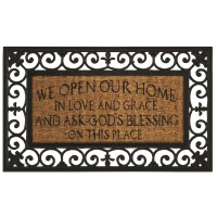 DRMAT WE OPEN OUR HOME RUB/COIR 30X18
